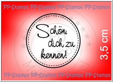 Schön, dich zu kennen