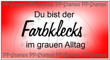 Du bist der Farbklecks...