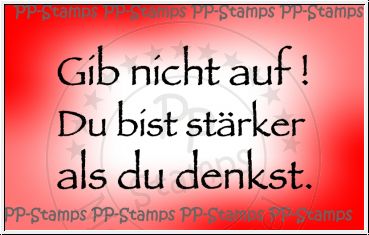 Gib nicht auf