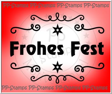 Frohes Fest mit Rahmen