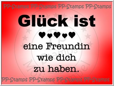 Glück ist, eine freundin wie dich zu haben