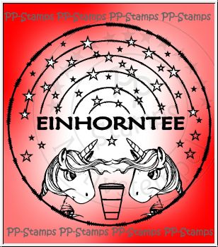 Einhorntee rund