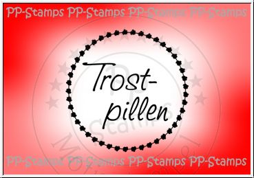 Trostpillen Label rund