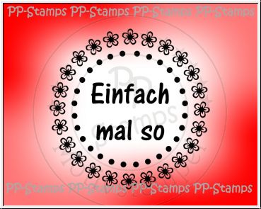 Einfach mal so, rund