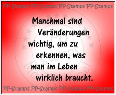 Manchmal ist es das Vernünftigste..., Spruch