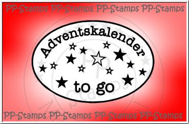 Motivstempel Adventskalender to go Oval