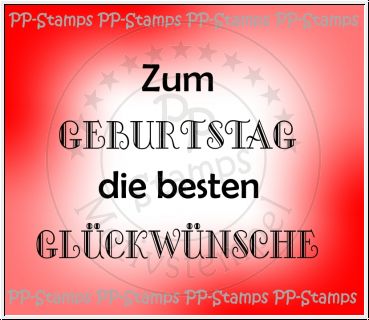 Zum Geburtstag die besten Glückwünsche