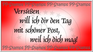 Versüßen will ich dir den Tag