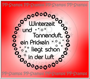 Winterzeit und Tannenduft, Spruch