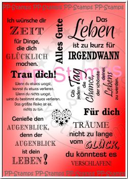 Stempelplatte Zeit