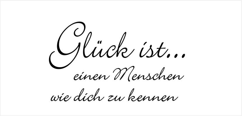 PPStamps Motivstempel>Glück ist...