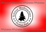 Schöne Weihnachten, Label rund - F-1229