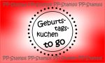 Geburtstagskuchen to go, Label rund