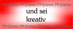 Bleib locker Text - und sei kreativ