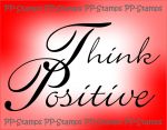 Stempelgummi think positiv
