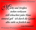 Markt und Straßen...., Gedicht