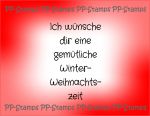 Motivstempel Winter-Weihnachtszeit