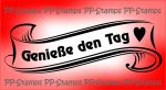 Banner: Genieße den Tag