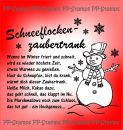 Schneeflockenzaubertrank, Spruch