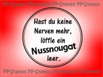Nussnougat Spruch, Label