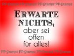 Erwarte nichts, aber sei offen für alles!