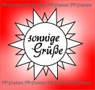 sonnige Grüße