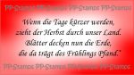 Wenn die Tage kürzer werden...