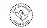 Motivstempel Label zur Hochzeit